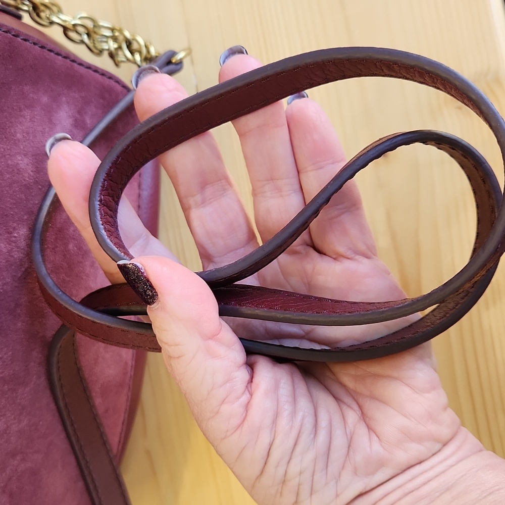 Fossil Aria Cabernet Small Crossbody Shoulder Bag - Picture 17 of 17